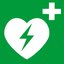 Completamente automatico Defibrillatore esterno (AED) disponibili al primo piano